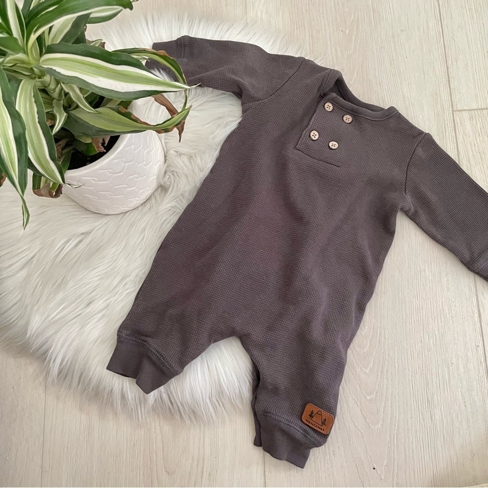 Mac & Moon Baby Thermal Bodysuit One Piece